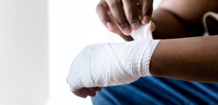 worker hand injury