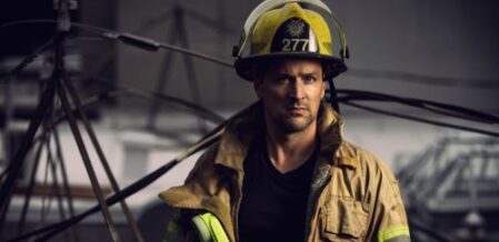 firefighter at the scene of an accident