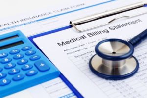 medical billing statement paperwork after a workers' comp claim