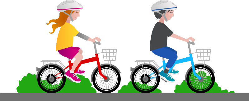 Children Biking