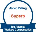 Avvo Rating Superb Top Workers' Comp Attorney