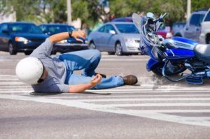 Injured biker