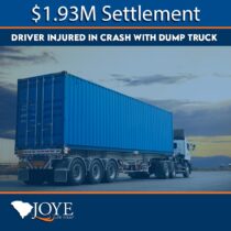 $1.93 settlement for driver hit by unlicensed dump truck