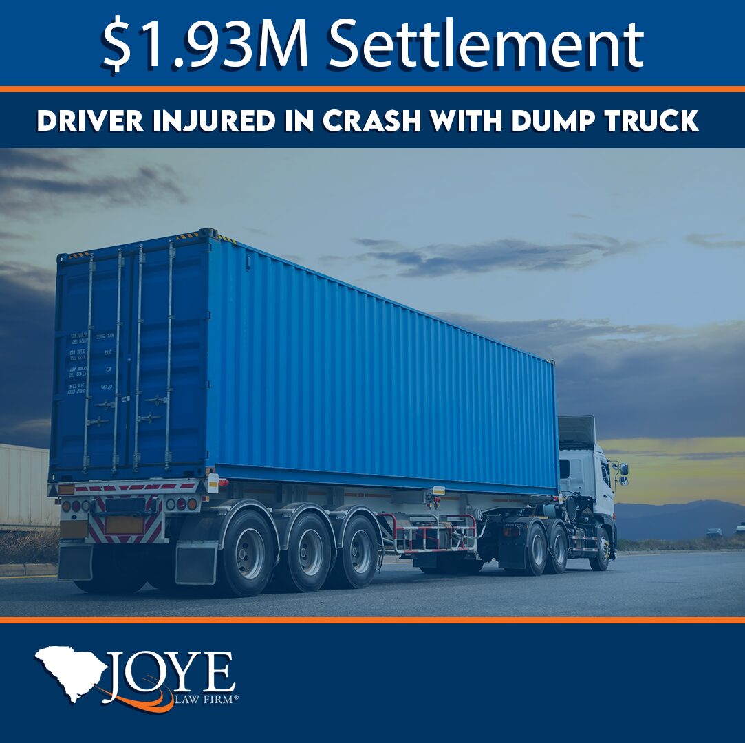 $1.93 settlement for driver hit by unlicensed dump truck