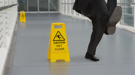 workplace slip and fall injury