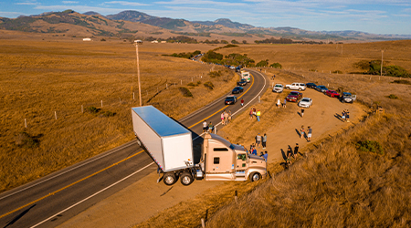 jackknife truck accident