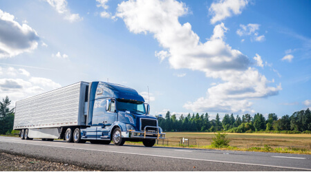 truck on highway