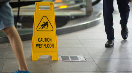 slip and fall hazard