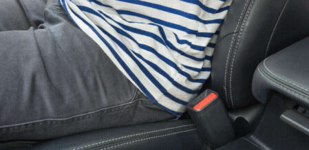 had a car accident and wasnt wearing seat belt
