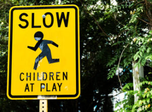 Children Playing sign