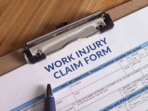 Workers injury claim form
