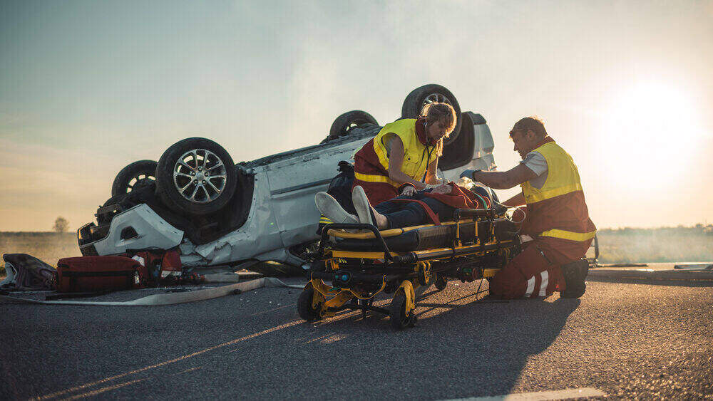 car accident caused by a medical emergency