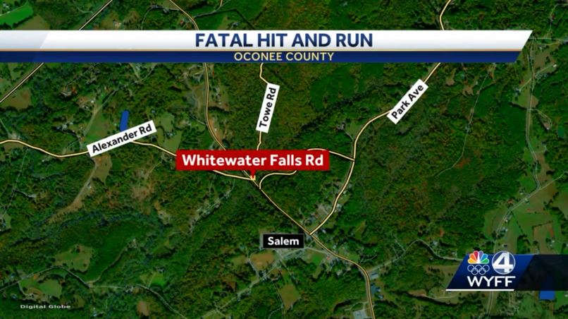 driver killed in hit-and-run crash in Oconee County, SC