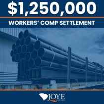 Joye Law Firm Injury Lawyers attorney settled a case for a truck driver seriously injured by an unsecured load in Georgetown, S.C.