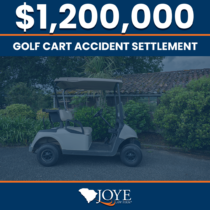 $1.2 million settlement for a golf cart accident by Joye Law Firm attorney