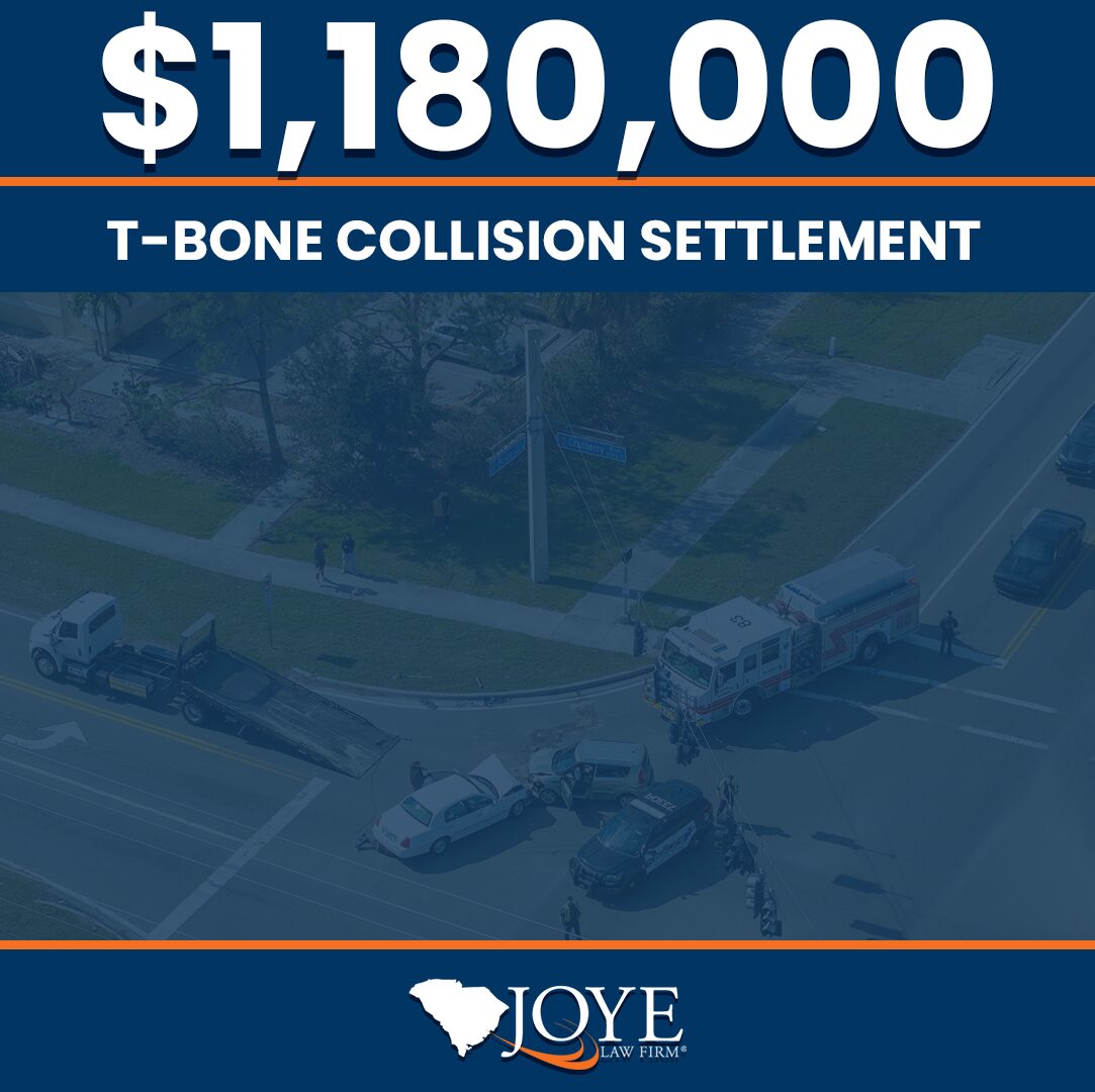 Joye Law Firm Injury Lawyers' attorney represented a family, injured at the hands of a drunk driver in Goose Creek, S.C.