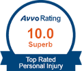 Avvo rating 10.0 superb top rated personal injury attorney
