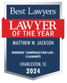 2023-08-15 Best Lawyers - Lawyer of the Year Matt Jackson 2024 Badge