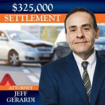 $325,000 settlement by atty Jeff Gerardi