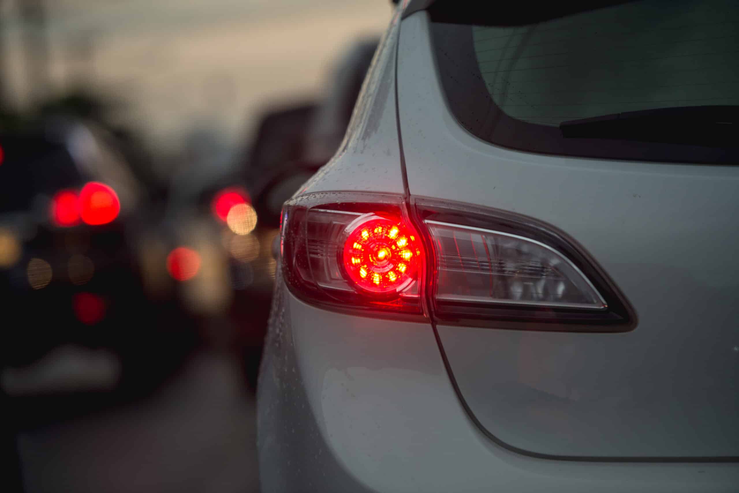 Vehicle brake checking another car in South Carolina