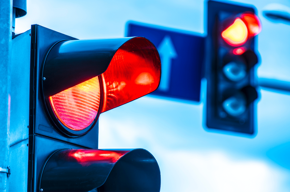 Image of a stop light