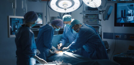 surgeons operating