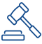 Graphic of a gavel hitting