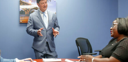 Ken Harrell and Columbia SC attorneys discussing cases