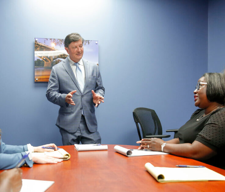 Ken Harrell and Columbia SC attorneys discussing cases