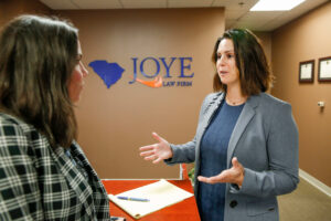 Scenes from Joye Law Firm's Columbia office in May of 2024.