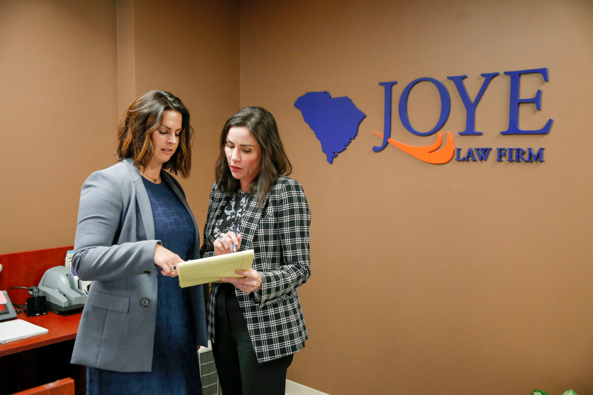 Scenes from Joye Law Firm's Columbia office in May of 2024.