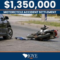 $1.35 million settlement secured for a biker by Joye Law Firm attorney
