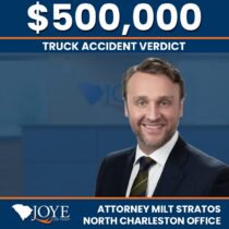 $500,000 settlement secured by Joye Law Firm attorney Milt Stratos