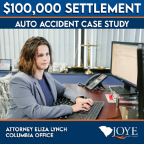 $100,000 settlement for a client of Eliza Beck in an auto accident