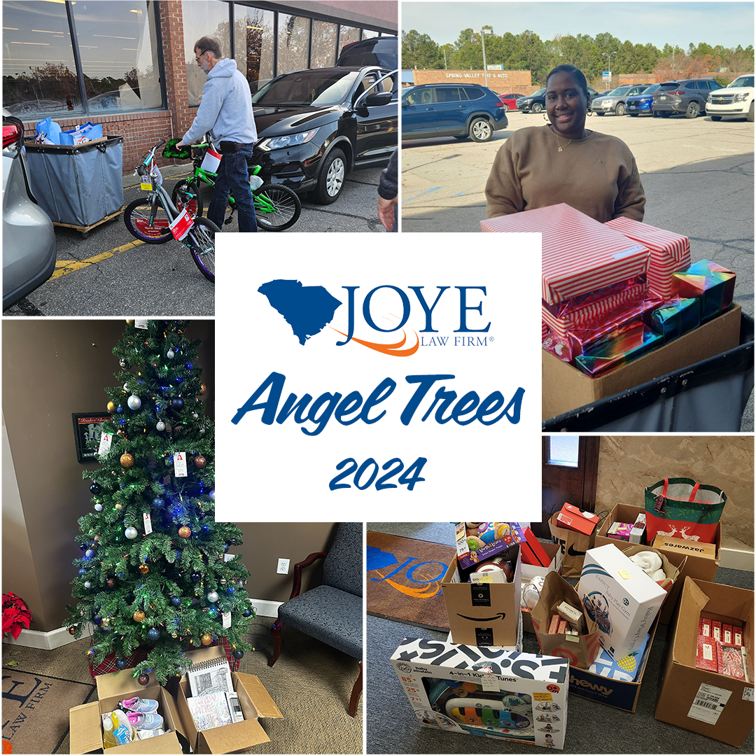 Joye Law Firm 2024 Angel Tree Donations