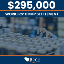 Joye Law Firm Injury Lawyers attorney helped secure a $295,000 settlement—including a $90,000 MSA—for a beverage worker who suffered a serious spinal injury on the job.