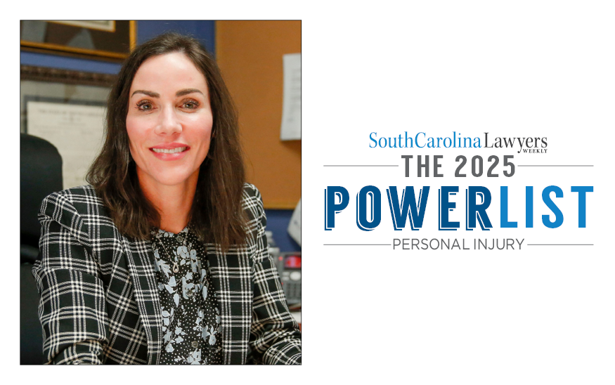 Joye Law Firm attorney Sydney Lynn is named in South Carolina Lawyers Weekly's 2025 Personal Injury Power List