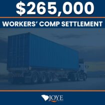 Joye Law Firm Injury Lawyers secured a $265,000 settlement for an injured trucker
