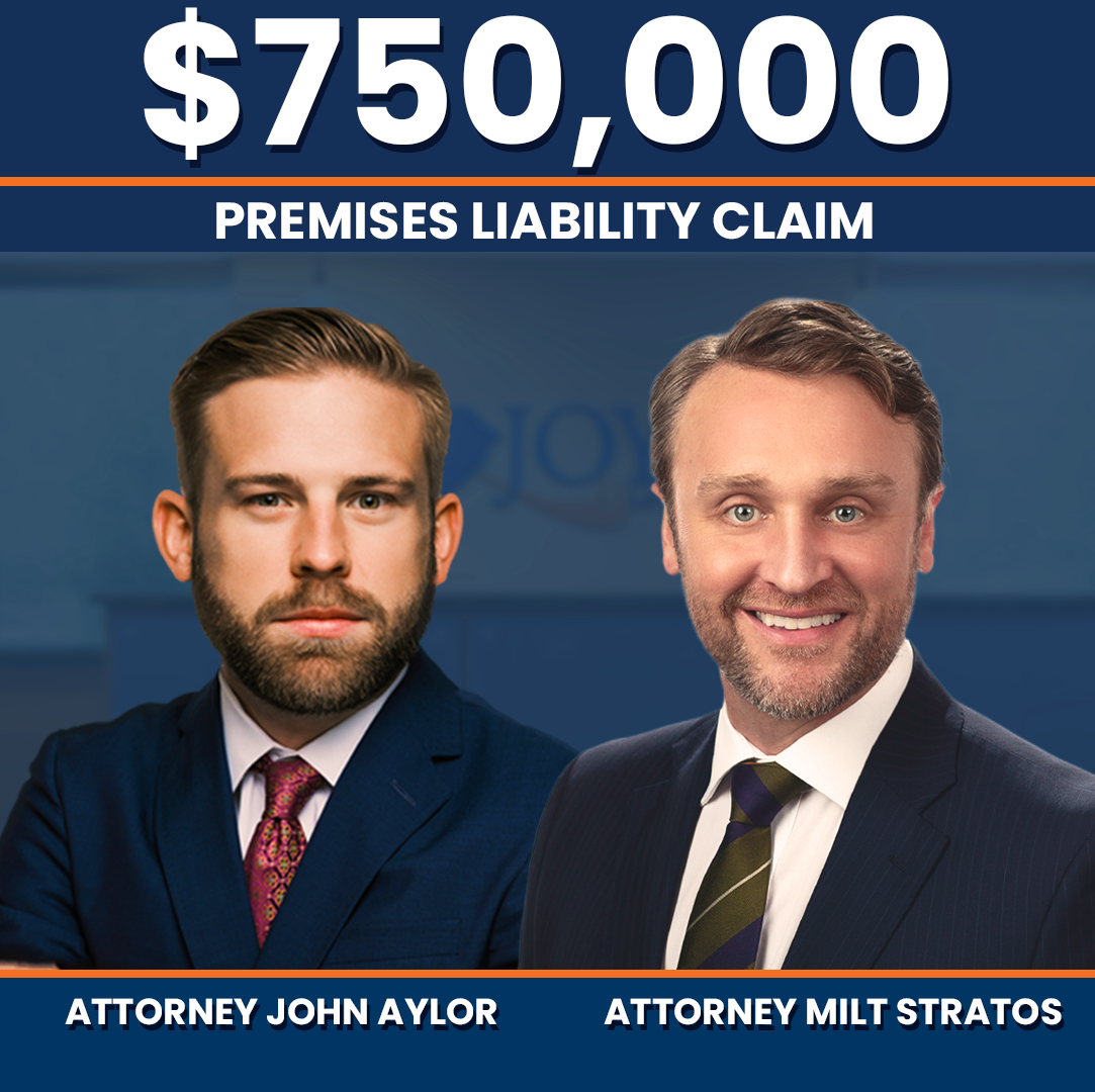 $750,000 settlement secured for a man injured by a broken door at a restaurant