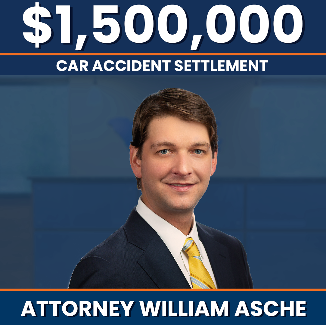 Joye Law Firm Injury Lawyers's William Asche secured a $1.5 million settlement for a worker injured in a T-bone crash caused by an unlicensed commercial driver.