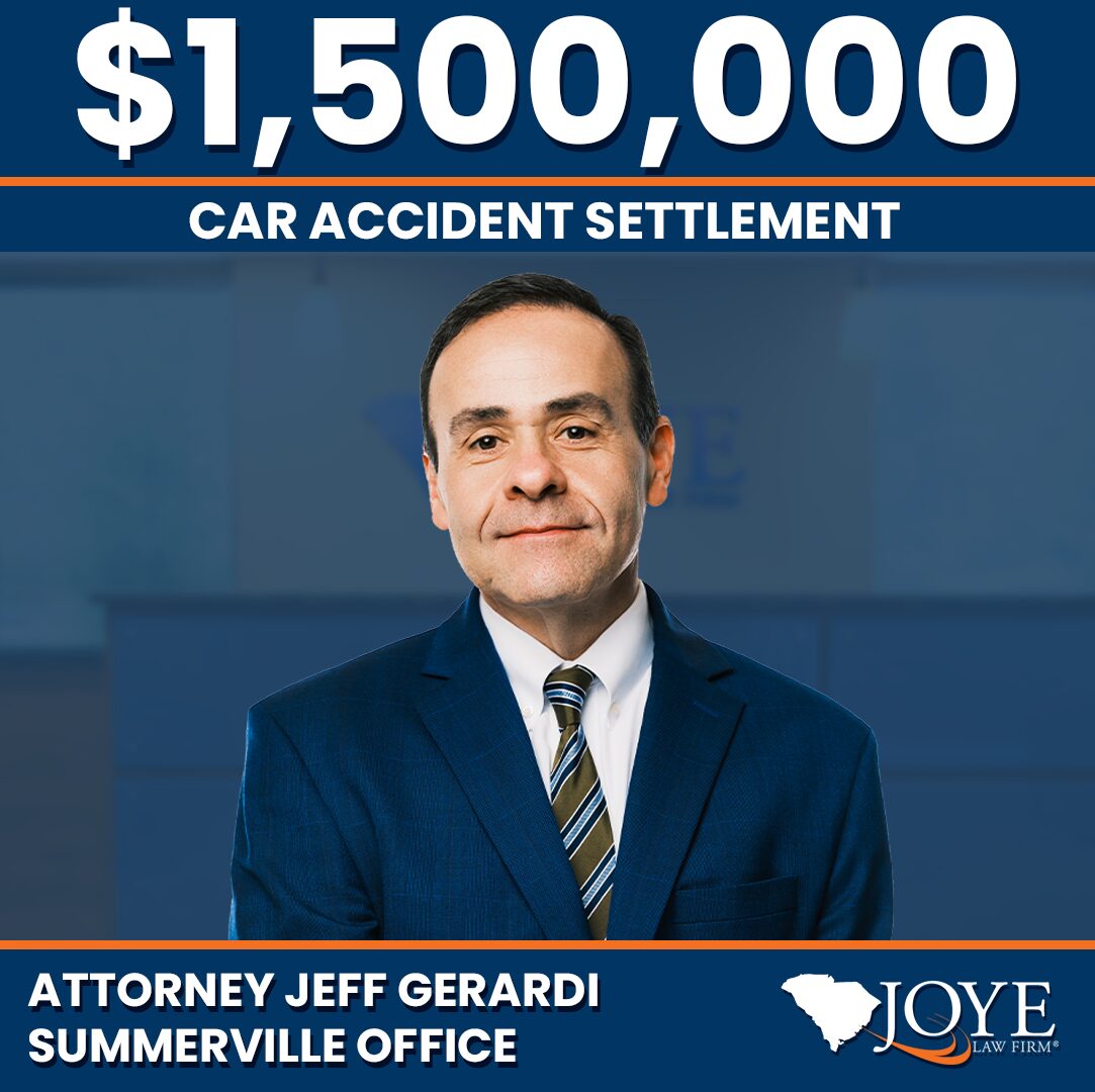 $1,500,000 settlement secured by Joye Law Firm attorney Jeff Gerardi