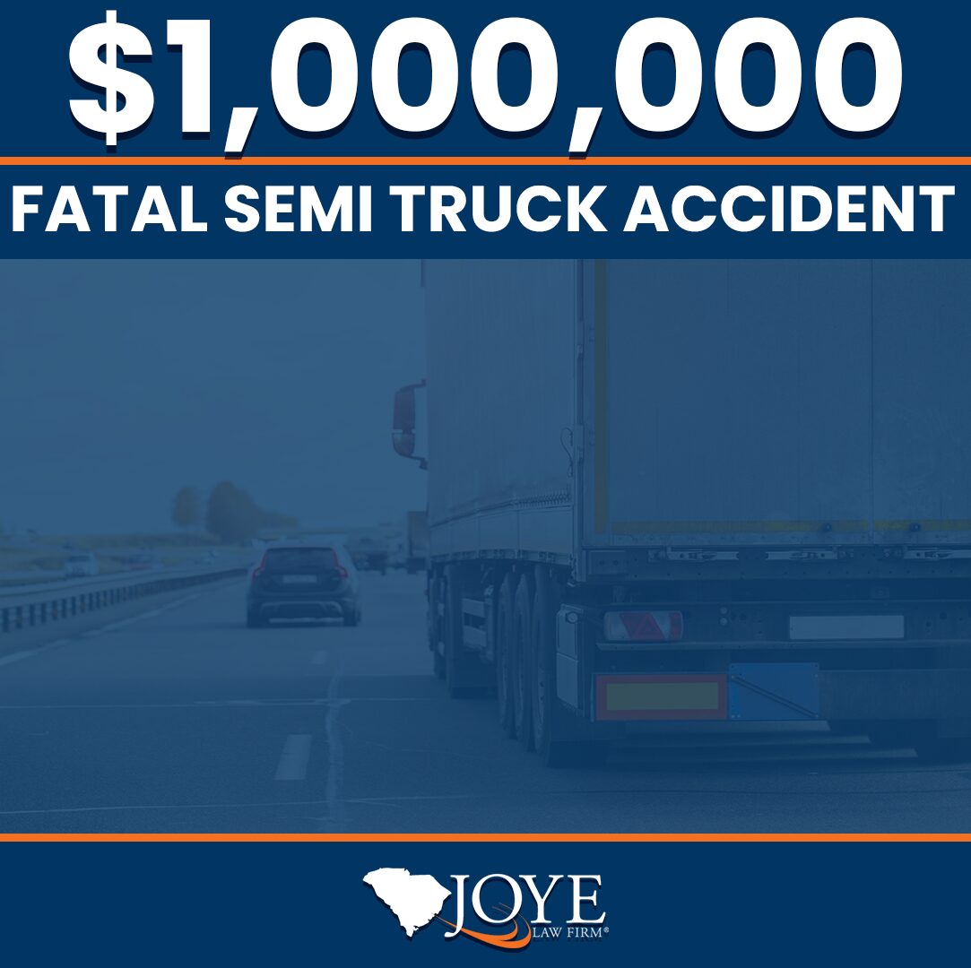 $1,000,000 settlement for a fatal semi truck accident