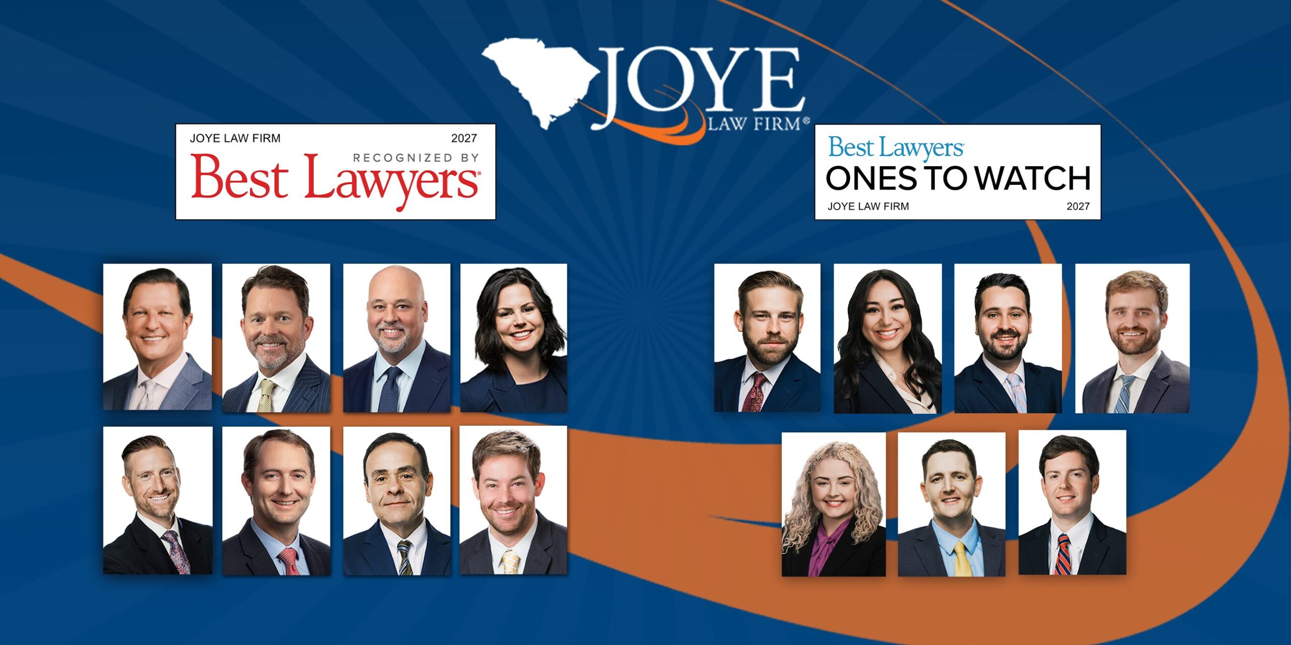 Joye Law Firm attorneys selected for inclusion in the 2027 Best Lawyers and Best Lawyers Ones to Watch